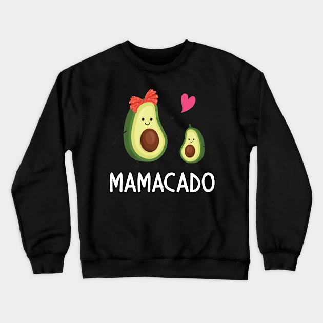 Mamacado Avocados Dancing Happy Mother Mommy Son Daughter Crewneck Sweatshirt by bakhanh123